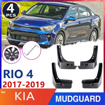 Защита splash щит на Крилото Гуми за KIA Rio 4 K2 2017 2018 2019 YB Седан Автомобилни Калници за интериора на Колата, Аксесоари за Автомобили, Стикери