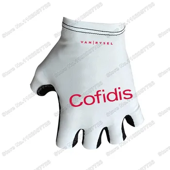 2023 Велосипедни ръкавици Cofidis, мъжки Вело гел ръкавици на полпальца, тениски за планински пътят мотори Guante