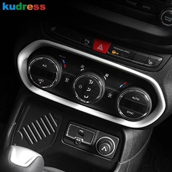 За Jeep Renegade 2014 2015 2016 2017 матиран климатик, ключа за променлив ток, контролен панел, капак, във форми, украса, аксесоари за интериор на автомобила