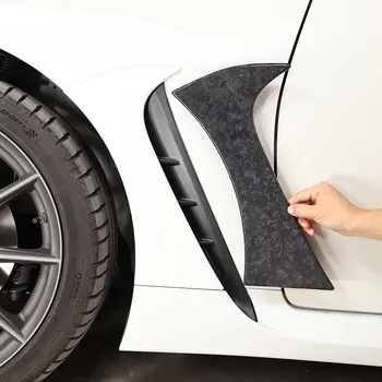 За Subaru BRZ за Toyota GR 86 2022, кола крило от настоящето въглеродни влакна, странично отдушник, накладки, стикер, автомобилни аксесоари