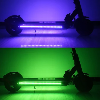 Водоустойчива Led лента фенерче, Бар лампа за Xiaomi M365, Електрически Скутери, нощна светлина за скейтборд