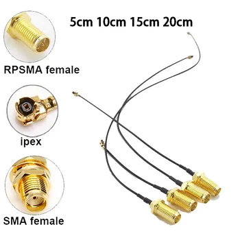 Радиочестотни кабел SMA-гнездовой кабел за свързване RP SMA-гнездовой на uFL/u.FL/IPX/IPEX UFL-SMA-гнездовой RG1.13 Антена възел RP SMA-K