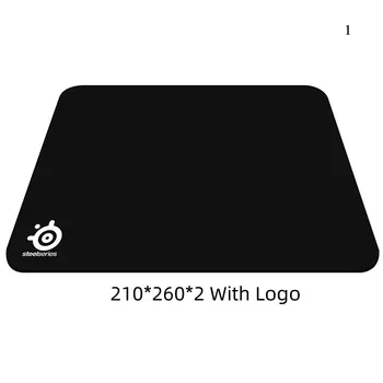 Черно Противоскользящий подложка за мишка 210*260 мм, дебели удобна подложка за компютърна мишка, универсална гума игри мат