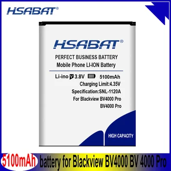 Батерия HSABAT BV4000 Pro 5100 mah Батерии за Blackview BV4000 Pro