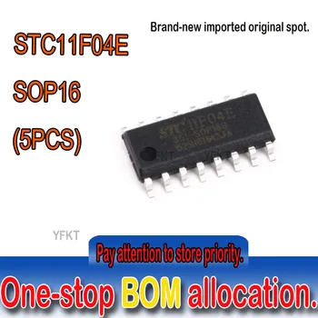 Нов оригинален точков кръпка STC11F04E - 35 I - SOP16G ВСС/чип микроконтролери с Освинцованными твердотельными танталовыми кондензатори, Полярни или неполярные