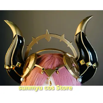 Genshin Impact Cosplay шапки Nilou от материал EVA Подпори Рога Nilou Шнола за коса-Аксесоари