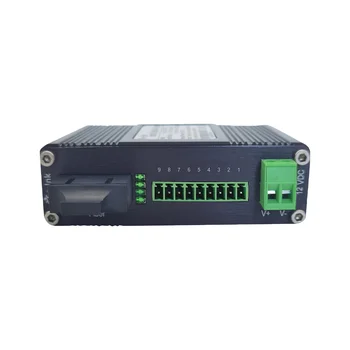 LNK-ICF01-SCMM промишлен канал 1 CAN Bus сериен RS232/RS485 оптичен медиаконвертер