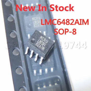 10 бр./лот, LMC6482AIM, LMC6482 LMC6482AIMX, SMD СОП-8 CMOS, двуканална на чип за операционен усилвател, В наличност, НОВ оригинален чип
