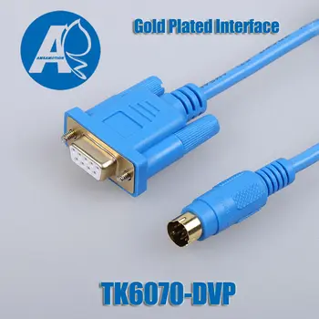 TK6070-DVP Кабел За Тъчпада WEINVIEW TK6070 HMI Човеко-Машинен Интерфейс DVP АД Връзка TK6070 с DVP TK6070-XC