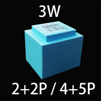 EI35 3W 3VA AC 220V До 6V 9V 12V 24V Малка Запечатани подключаемая печатна платка 2+2 4+5 Болт 6P 9P трансформатор с инкапсулированной честота на хранене