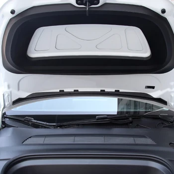 1 Комплект Защитно Покритие За Входящия Въздух Водна Подложки За Модел На Tesla 3 Y Предния Капак На Шасито Оборудване Запечатване На Уплътнението На Капака Модификация Аксесоари
