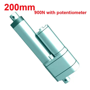 200 мм Ход 900N потенциометъра 12 По линеен който има 24-волтови линии, който има линейна който има 12 В