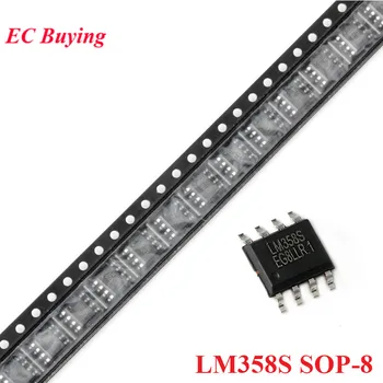 10/5шт LM358S LM358 СОП-8 358 SOP8, двоен операционен усилвател, чип контролер IC, Нов Оригинал