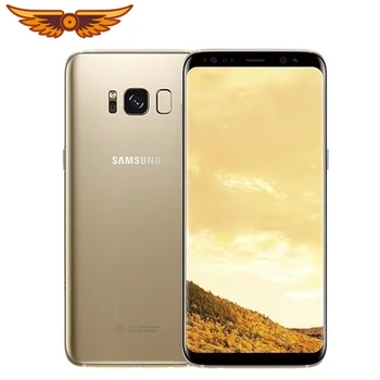 Samsung Galaxy S8 SM-G950U Оригинален 5,8 инча 4 GB RAM И 64 GB ROM 4G LTE Мобилни телефона с една СИМ-карта 12 MP 3000 mah Смартфон серия S