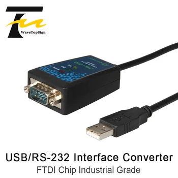 Кабел USB към сериен порт DB9 Пин COM-порт FTDI чип индустриален клас USB конвертор 232 1 м