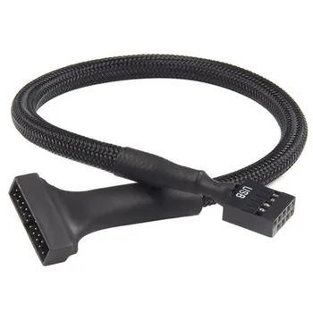 SATA-14 USB3.0 20pin-9pin USB2.0 вграден кабел с майка оплеткой Dupont line