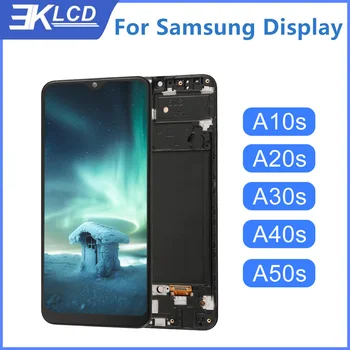 OEM Подмяна на LCD екрана на Дисплея За Samsung Galaxy A10s A30s A40s A50s 100% Тест Без Мъртви Пиксели Сензорен цифров преобразувател В Събирането на