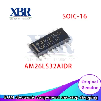 10 БР AM26LS32AIDR SOIC-16 Интерфейс на чип за RS-422 Интерфейс чип с Четири Дифференциальными линии Rcvr