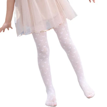 2023 Пролетта чорапогащи, чорапогащник за малки момичета, детски чорапи за момичета, бели Черни мрежести гамаши, чорапи принцеси за деца
