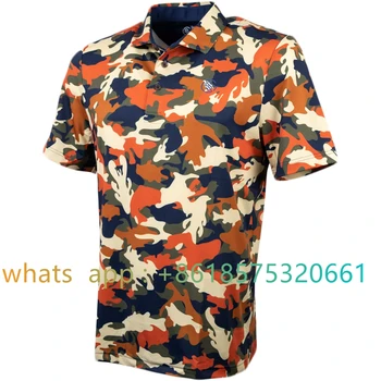 Googansquad 2023 Поло, солнцезащитная риза, мъжка тениска с къс ръкав за голф или игра, топка, Футбол, волейбол