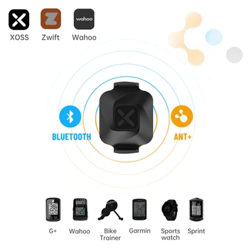 XOSS НОВ Вихър Сензор за Честотата на Въртене на Мотора измерване на Скоростта на ANT + и Bluetooth 4.0 За наблюдение на сърдечната честота, За Велокомпьютера Garmin Bryton Magene