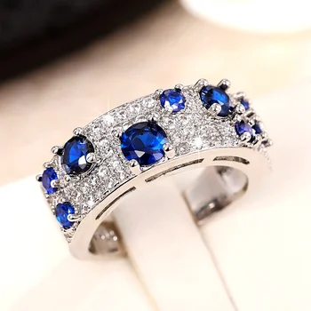CAOSHI/ Ново модно светъл пръстен с цирконием, аксесоари за дамски партита, стилни бижута за церемонията ангажименти, шик бижута подарък
