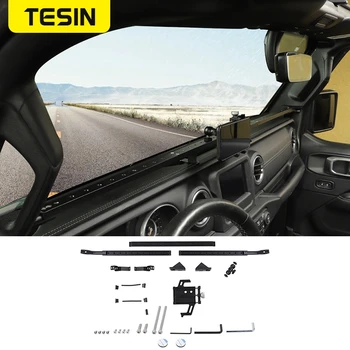 TESIN Централна Конзола на Притежателя на Телефона Поставка GPS Планина Удлинительный Категория автоаксесоари за Jeep Wrangler JL Gladiator JT 2018-2022