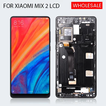5,99 инчов MI MIX 2 дисплей за Xiaomi Mix 2 LCD дисплей със сензорен панел, дигитайзер, в събирането, резервни части за ремонт с рамка, Безплатна Доставка